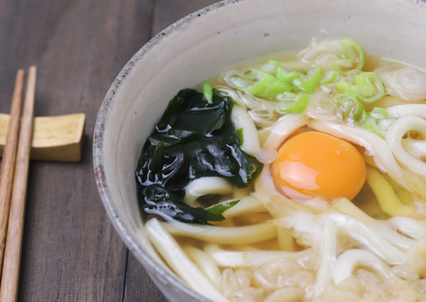 家づくり と 月見うどん